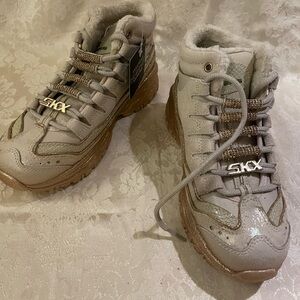 Skechers Women's Taupe High-Top Sneakers